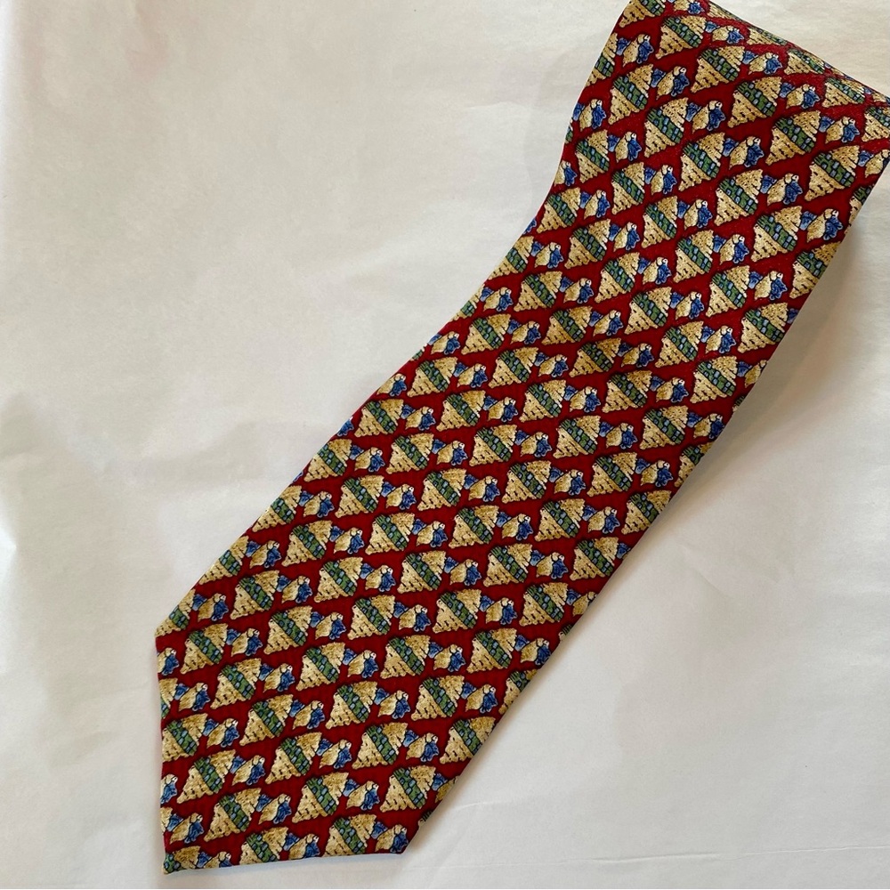 J. Garcia Silk Necktie Bird Stonehenge Ltd VTG